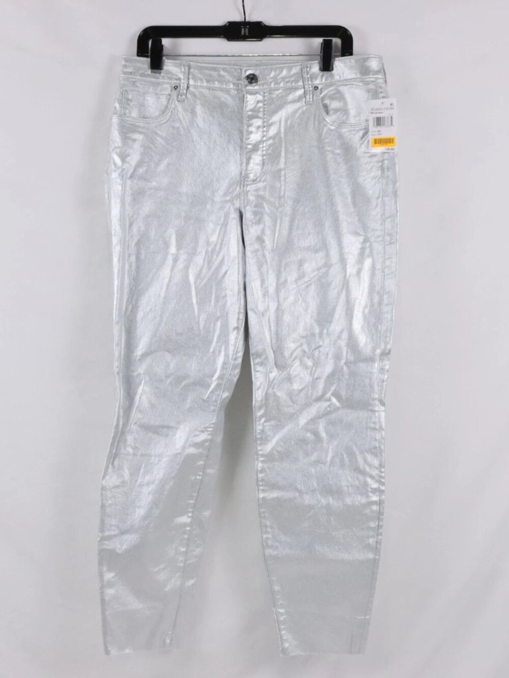 Kut Charlize Fab Ab Silver Jeans Cigarette Leg School Party Travel Casual